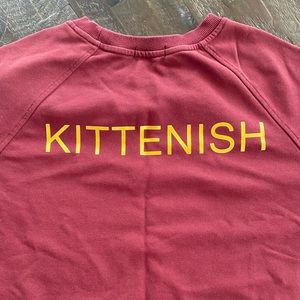 KITTENISH sweatshirt + sweatpants Size Large